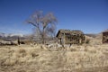 Old abandoned delapitating shack Royalty Free Stock Photo