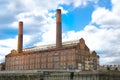 Old abandoned factory building on river Thames Royalty Free Stock Photo