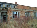 Old abandoned factory from communist times Royalty Free Stock Photo