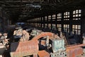 Old Abandoned Factory Rusting Generators