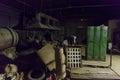 Old abandoned factory storage area