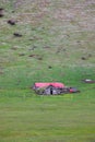 Old abandoned farm house in Iceland countryside Royalty Free Stock Photo