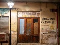 An old abandoned fast food store in Athens