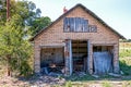 Old abandoned garage in disrepair
