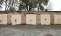 Old abandoned garages