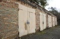 Old abandoned garages