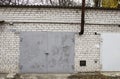 Old abandoned garages