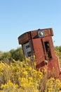 Old abandoned gas pump Royalty Free Stock Photo
