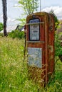 Old abandoned gas pump Royalty Free Stock Photo