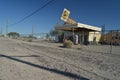 Old Abandoned Gas Station On Route 66. Royalty Free Stock Photo