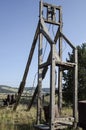 Old Abandoned Gold Mine located in Victor Colorado Royalty Free Stock Photo