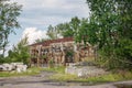 Old abandoned hangar