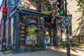 Old abandoned haunted house restaurant