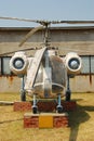 Old abandoned helicopter Royalty Free Stock Photo