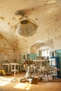 Old abandoned hospital and operating room Royalty Free Stock Photo