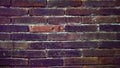 old abandoned house brick wall long time ago Royalty Free Stock Photo