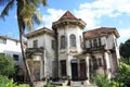 Old abandoned house closeup in Havana