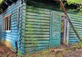 Abandoned house in countryside