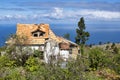 Old abandoned house near coast of La Palma, Canary Islands Royalty Free Stock Photo