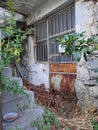 Old abandoned house at Palaichori village on Troodos mountains in Cyprus Republic
