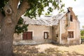 Old abandoned house in small town.