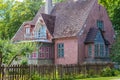 Old abandoned house on the street of city Royalty Free Stock Photo