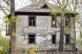 Old abandoned house in the woods Royalty Free Stock Photo