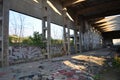 Old abandoned industrial building Royalty Free Stock Photo