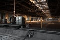 Old abandoned industrial interior Royalty Free Stock Photo