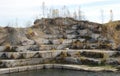 Old abandoned marble quarry.