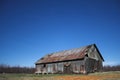 Old Abandoned Metal Barn