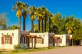 Old Abandoned Motel Units in Arizona Desert