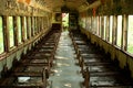 Old abandoned passenger train car