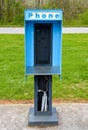 Old Abandoned Pay Phone Booth Royalty Free Stock Photo