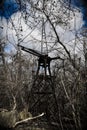 Old and abandoned rock drill on Bruce Trail Royalty Free Stock Photo