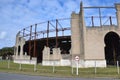 Old abandoned and ruined bullring, located in the city of Colonia del Sacramento, Uruguay