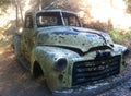 Old truck in the woods Royalty Free Stock Photo