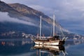 Old abandoned sailing boat