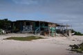 Old abandoned shack near the sea Royalty Free Stock Photo