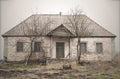 Old Abandoned Single Storey House Royalty Free Stock Photo