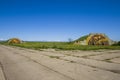 Old, abandoned, Soviet union army base, aviation place