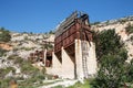 Old abandoned stone quarry