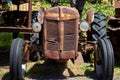 Abandoned Tractor Farm Equipment Left to Rust in Field Royalty Free Stock Photo