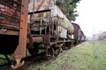 Old and abandoned train