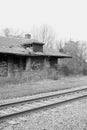 Old abandoned train station Royalty Free Stock Photo