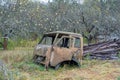 Abandoned truck in Chernobyl