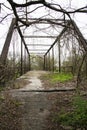 Old Abandoned Truss Bridge in Northern San Antonio, Texas