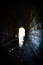 Old and abandoned tunnel on Bruce Trail Royalty Free Stock Photo