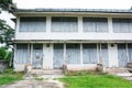 Old abandoned twin house Royalty Free Stock Photo