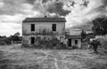 Old abandoned village house in Greece Royalty Free Stock Photo